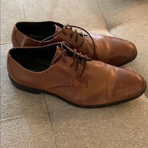 Stacy Adams Oxfords 9M Brown Leather